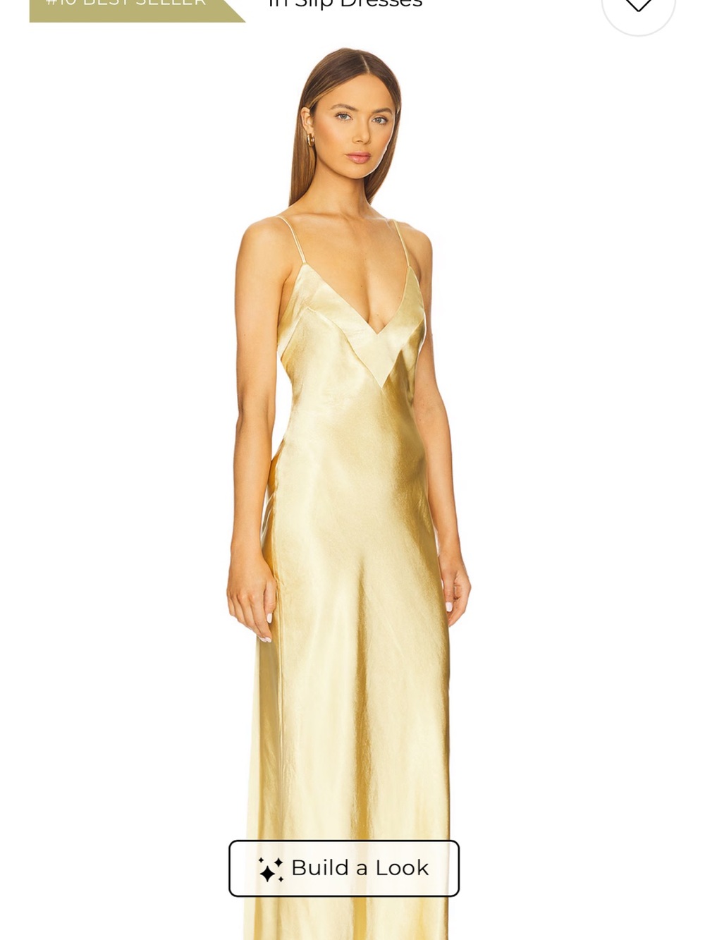 REVOLVE Gold Satin Halter Dress
Brand SNDYS - Picture 2 of 7